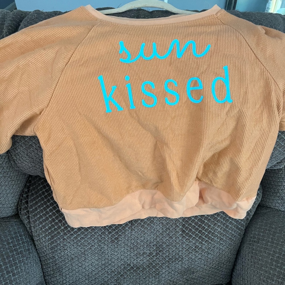 Sun-Kissed Orange Kids Shirt